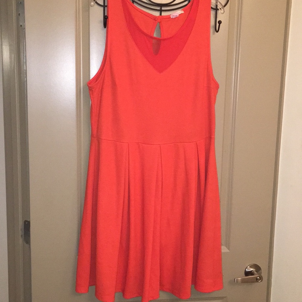 Orange dress